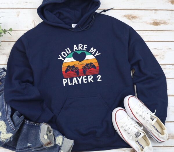 Player 1 and 2 Matching Outfits, Gaming Lovers Set, Geeky Couples Gift, Valentine's Day Matching Set - Image 3
