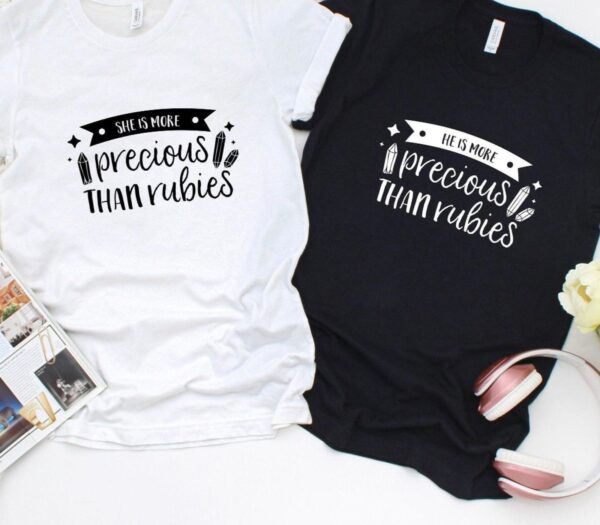 Couple's Precious Rubies Matching Outfits Set - Ideal Valentine Gift for Lovers - Image 4