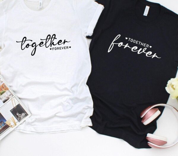 Couples' Matching Set - Together Forever - Ideal Valentine's Gift - Adorable Size-Flexible Outfits - Image 4