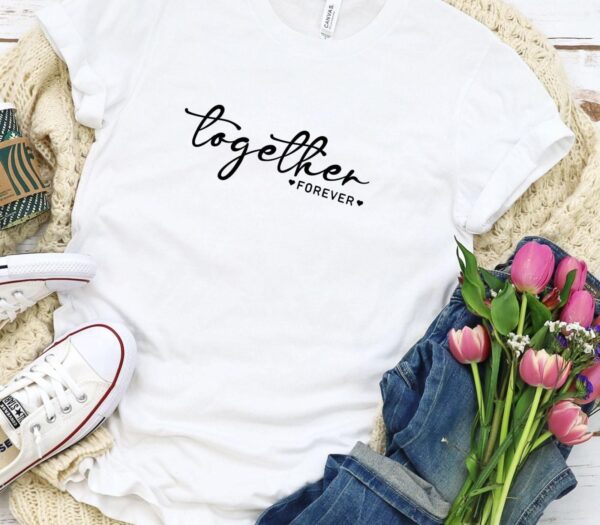Couples' Matching Set - Together Forever - Ideal Valentine's Gift - Adorable Size-Flexible Outfits - Image 5