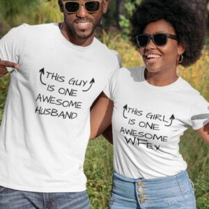 Fantastic Duo Wifey and Husband Awesome Matching Outfits - Gift for Sweethearts