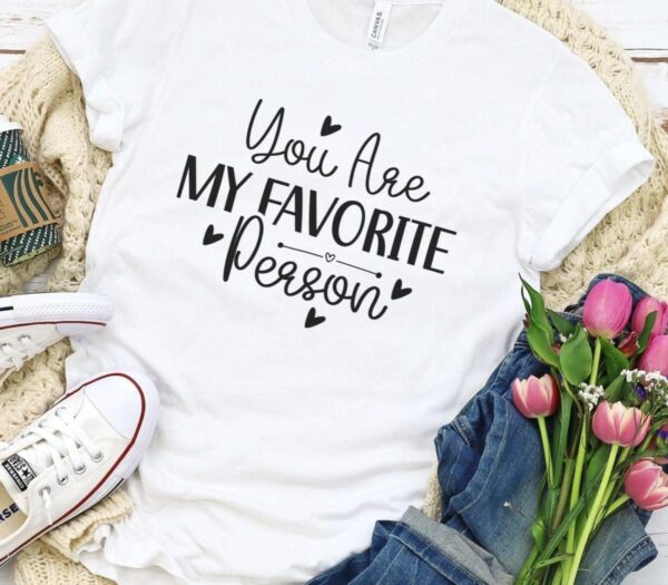 Favorite Person Matching Outfits Set, Perfect Couple's Valentine Gift, Adorable Boyfriend Girlfriend Set - Image 5