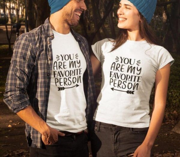Favorite Person Matching Outfits Set for Couples - Ideal Valentine's Day Gift