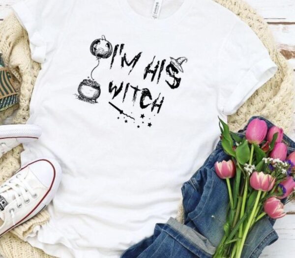 Halloween His Witch & Her Boo Matching Set - Perfect Couple's Outfit Gift - Image 5