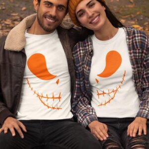 Halloween Humorous Couple's Matching Outfits Set - Ideal for Costume Parties
