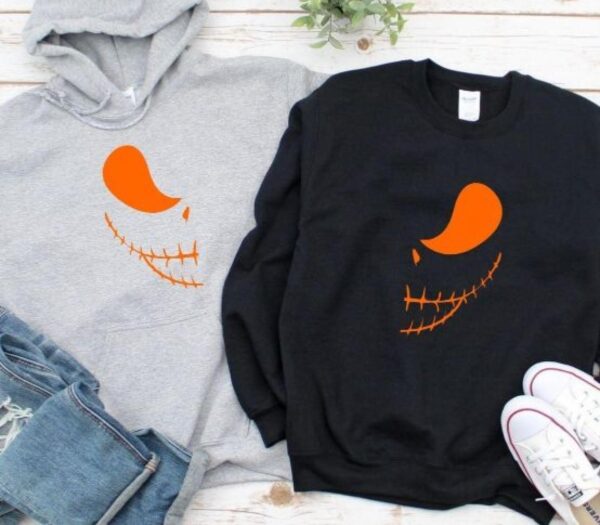 Halloween Humorous Couple's Matching Outfits Set - Ideal for Costume Parties - Image 2