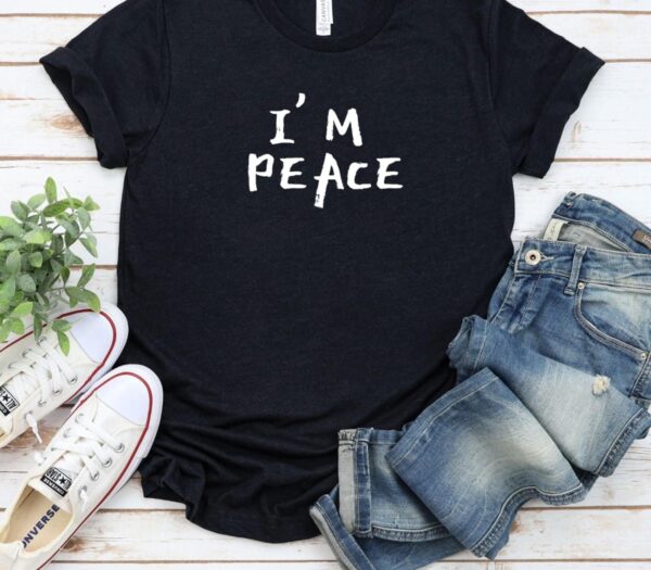 I Come in Peace & I'm Peace Humorous Matching Outfits Set for Couples - Image 5