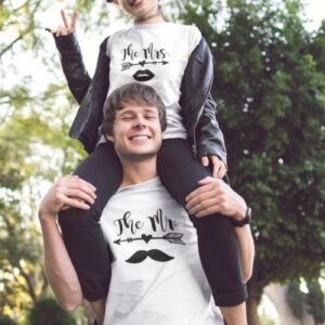 Just Married Matching Outfits: The Mr. and Mrs. Set, Perfect Gift for Newlyweds