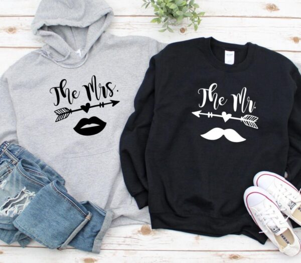 Just Married Matching Outfits: The Mr. and Mrs. Set, Perfect Gift for Newlyweds - Image 2