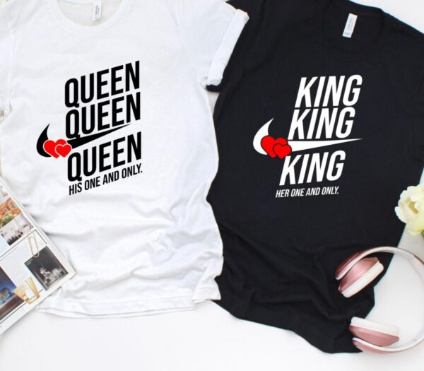 King and Queen Valentines Day Matching Set - Unique Couple's Gift Idea - Image 4