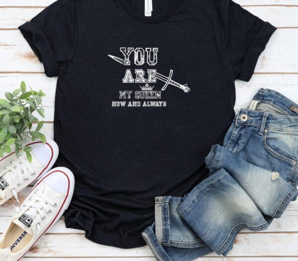 King and Queen Forever Matching Set - Perfect Gift for Couples, Wedding Present, Adorable Couple Goals Outfits - Image 5