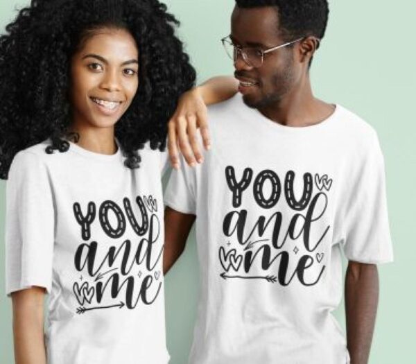Lovable You and Me Matching Outfits Set - Perfect Gift for Couples, Adorable Valentine's Day Attire