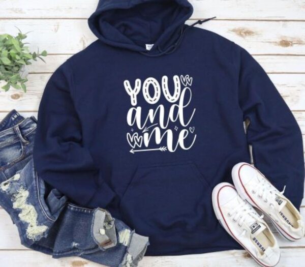Lovable You and Me Matching Outfits Set - Perfect Gift for Couples, Adorable Valentine's Day Attire - Image 3