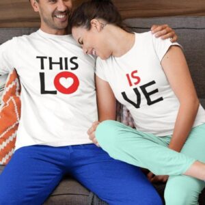 Loving Couples Matching Set - Valentine's Gift - Adorable This is Love Themed Outfits