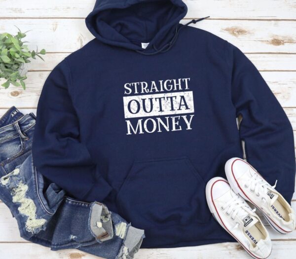 Matching Outfits: "Straight Outta Shopping & Money" Amusing Valentine Set for Couples! - Image 3