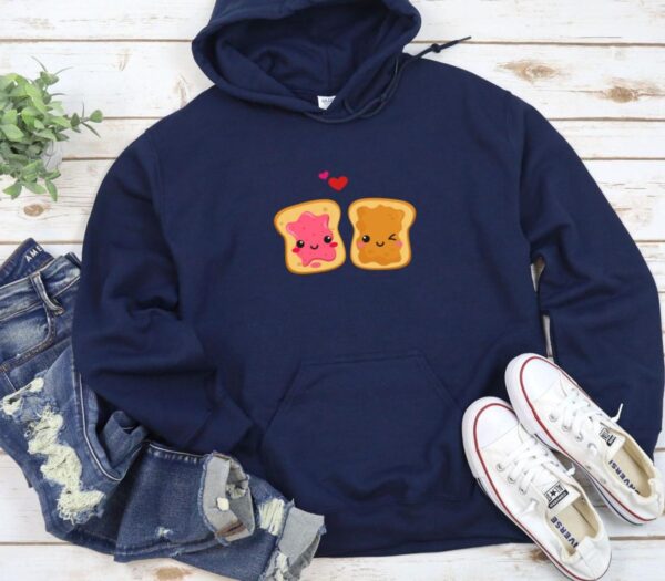 Peanut Butter and Jelly Sandwich Matching Set - Foodie Lovers Gift for Valentine, Best Duo Delight Outfits - Image 3
