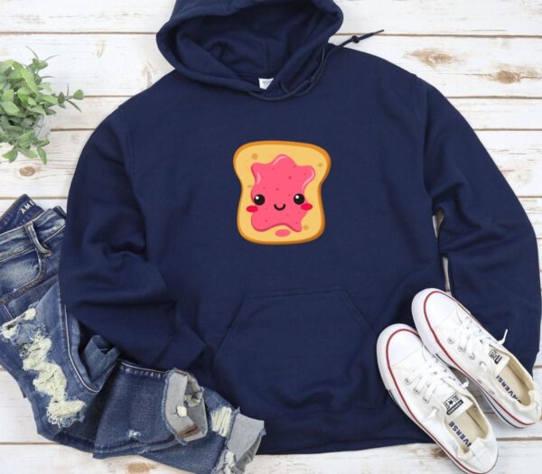 Peanut Butter and Jelly Sandwich Matching Set for Foodie Lovers - Perfect Valentine's Gift for Couples, Best Food Duo Outfits - Image 3