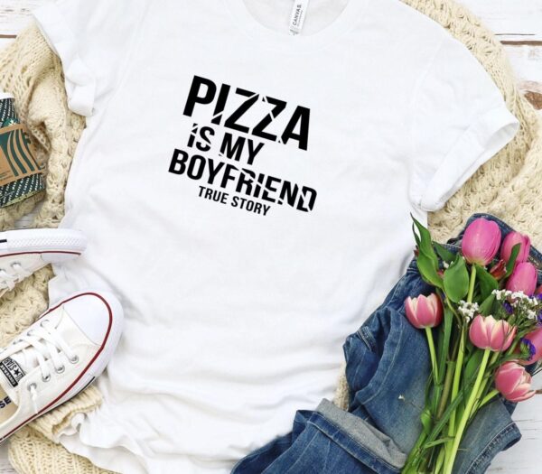 Pizza Lover Boyfriend & Girlfriend Matching Outfits Set - Valentine's Day Gift for Foodie Couples - Image 5