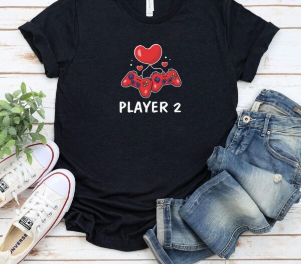 Player 1 & 2 Gaming Lovers Matching Set - Perfect Valentine's Gift for Geek Couples - Image 5