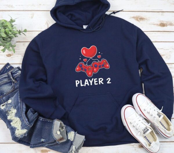 Player 1 & 2 Gaming Lovers Matching Set - Perfect Valentine's Gift for Geek Couples - Image 3