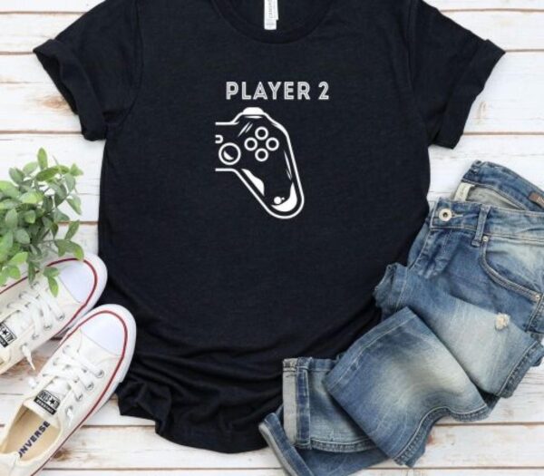 Player 1 & Player 2 Matching Outfits - Perfect Gift for Gaming Couples & Geek Lovers - Image 5