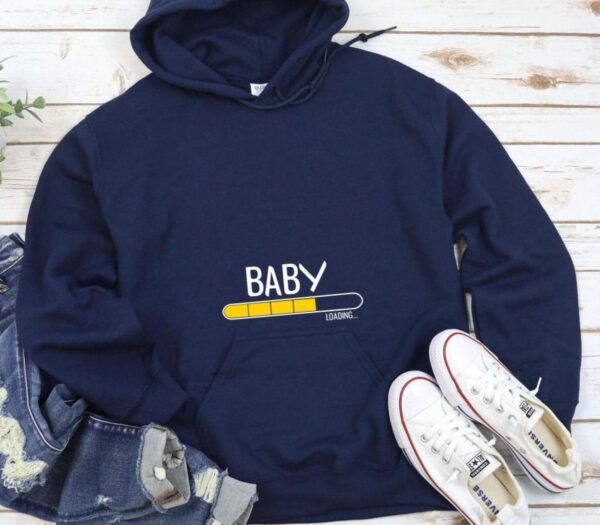 Pregnancy Announcement Matching Set: Baby Loading, Dad To Be Outfits, Baby Shower Attire, Expecting Apparel - Image 3