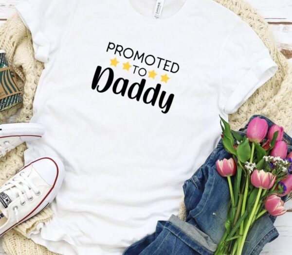 Promote to Daddy/Mommy Matching Set, Perfect Couples Gift, Pregnancy Announcement Outfit - Image 5