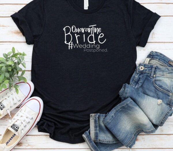 Quarantined Wedding Couple Matching Outfits: Postponed Nuptials Keepsake Set - Image 5