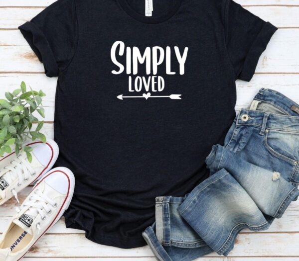 Simply Loved Matching Set, Ideal for Couples, Valentine's Day Special, Boyfriend/Girlfriend Apparel - Image 5