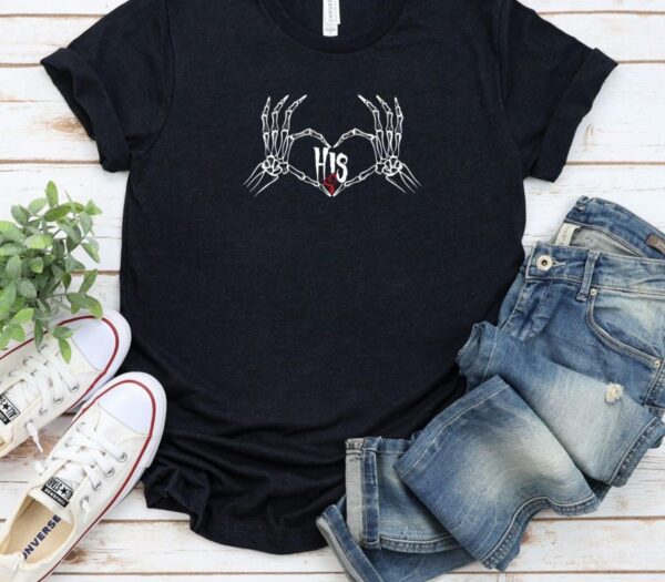 Skeleton Heart Hands Halloween Duo Matching Outfits Set for Couples - Image 5