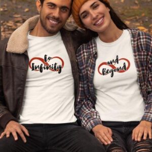 To Infinity and Beyond Couple's Matching Set - Valentine's Gift, Adorable Outfit for Lovers
