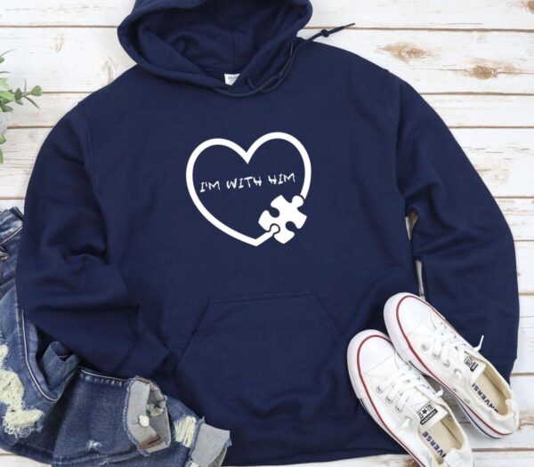 Valentine's Day Matching Outfits Set - Cute 'She's With Me & I'm With Him' for Couples - Image 3