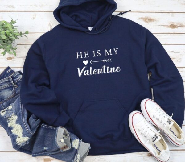 Valentine's Day Matching Outfits, She/He is My Valentine Set, Gift for Couples - Image 3
