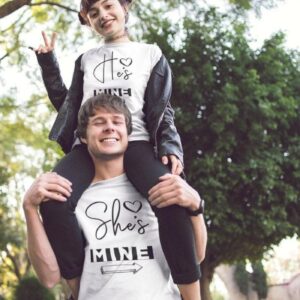 Valentine's Special: Adorable 'He's Mine, She's Mine' Couples Matching Outfits Set