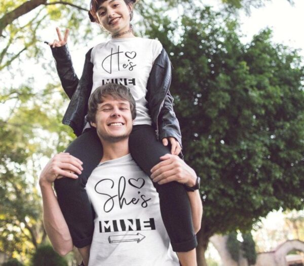 Valentine's Special: Adorable 'He's Mine, She's Mine' Couples Matching Outfits Set