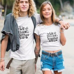 We Belong Together Cute Couple's Matching Outfits - Ideal Valentine Gift Set