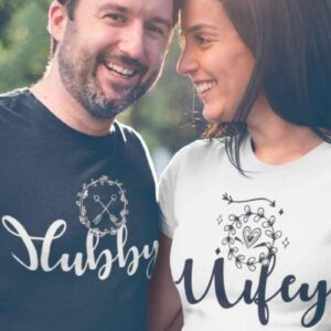 Wifey and Hubby Adorable Matching Outfits - Perfect Wedding Gift Set