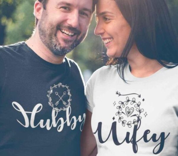 Wifey and Hubby Adorable Matching Outfits - Perfect Wedding Gift Set
