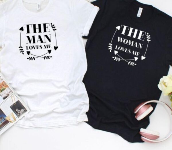 Woman/Man Adores Me Matching Set - Perfect Valentine's Gift for Lovebirds - Comfy Couples' Outfits - Image 4