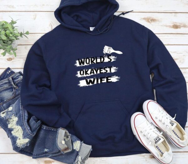 World's Okayest Spouse Matching Outfits Set - Ideal Anniversary or Wedding Gift - Image 3