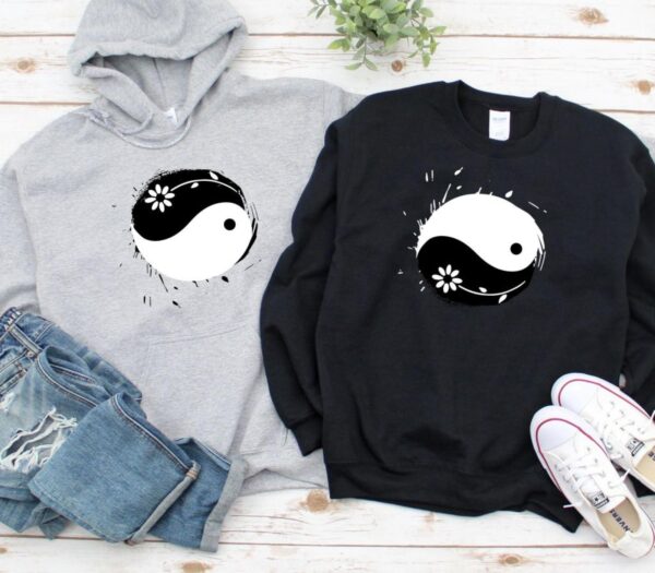 Yin Yang Anniversary Gift, Couple's Matching Set - Perfect Wedding Present - Image 2