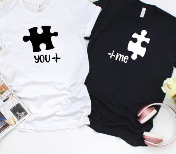 You + Me Delightful Matching Outfits: Perfect Valentine's Gift for Lovebirds, Adorable Couple's Set - Image 4