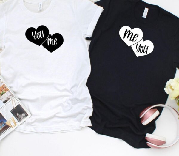 You and Me Together Cute Matching Outfits Set - Ideal Valentine's Gift for Couples - Image 4