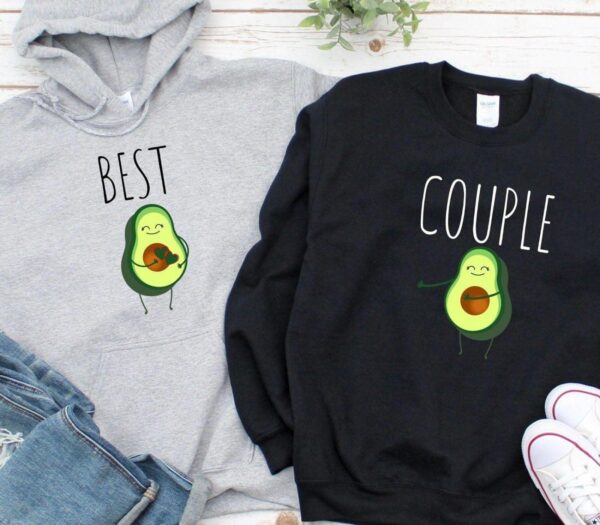 Best Couple Matching Set - Avocado Couple Apparel for Couples - Image 2