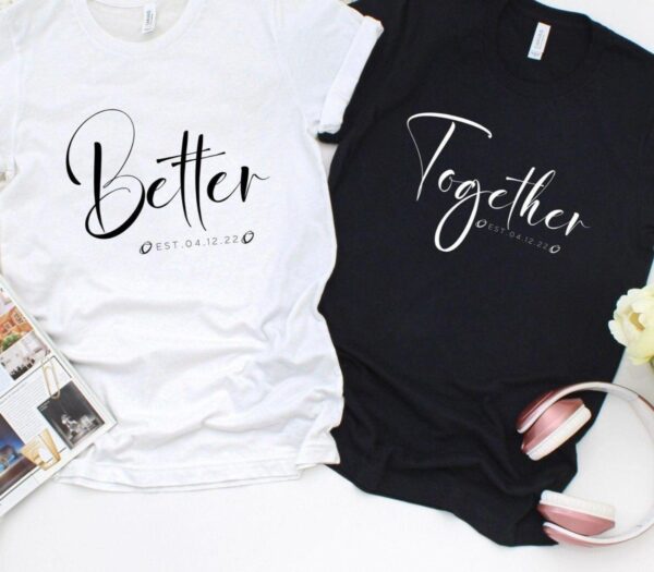 Better Together Custom Matching Outfits for Couples - Ideal Anniversary Surprises & Wedding Attires - Image 4