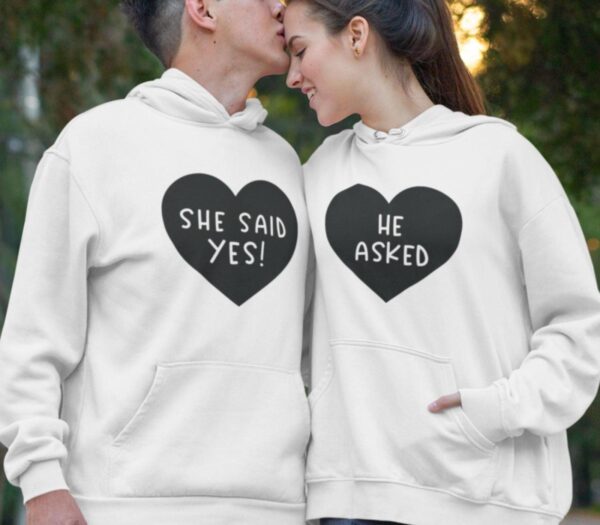 Engagement Celebration! He Asked, She Said Yes! Matching Outfits Set