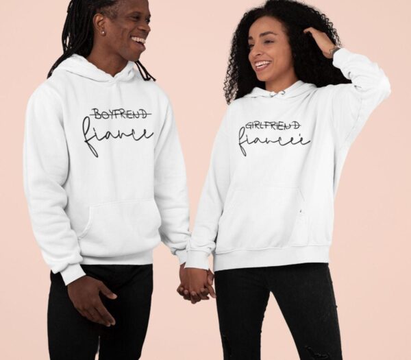 Engagement Reveal Matching Outfits: Fiancee Cozy Set for Newly Engaged Couples
