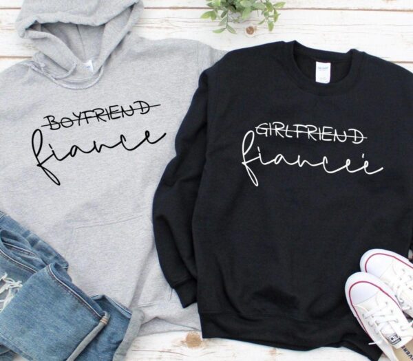 Engagement Reveal Matching Outfits: Fiancee Cozy Set for Newly Engaged Couples - Image 2
