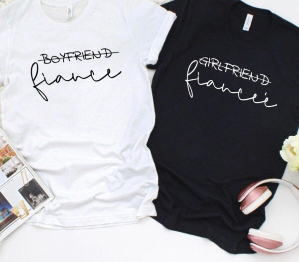 Engagement Reveal Matching Outfits: Fiancee Cozy Set for Newly Engaged Couples - Image 4