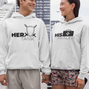 Tank & Healer Gamer Couple Matching Set